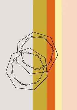 Colored design for wallpapers, posters, banners, prints or covers.  Stock Illustration