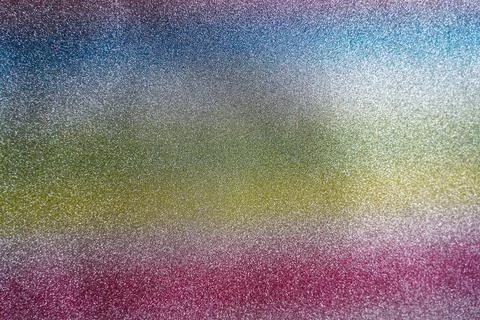 Colored diagonal stripes, sand texture. Rainbow of sand, soft focus. Distribu Stock Photos