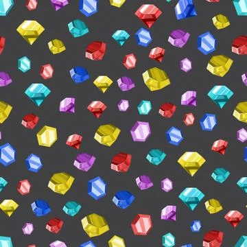 Colored diamonds texture. Vector illustration. Stock Illustration
