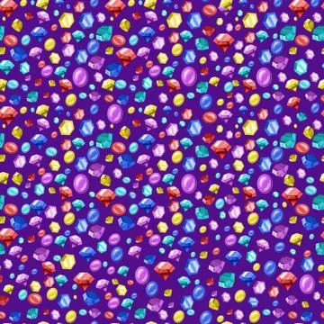 Colored diamonds texture. Vector illustration. Stock Illustration