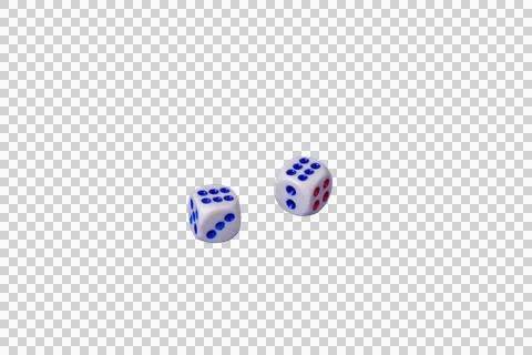 Colored dice Stock Photos