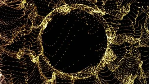 Colored different circles. Background of different sizes of circles of differ Stock Illustration
