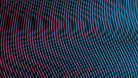 Colored Digital Abstract Background with grid wavy stripes. Stock Illustration