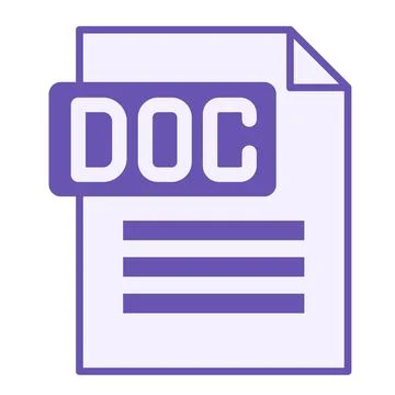 Colored Document Icon. Vector Illustration. Data Block Stored on a Computer.. イラスト素材