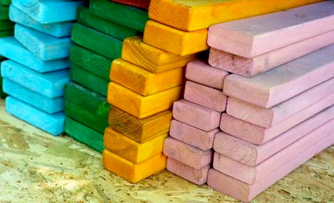 Colored dossiers Stockfoto's