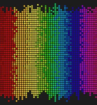 Colored dots Stock Illustration