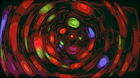 Colored Dots Rotating Animation Background Stock Footage 103933089