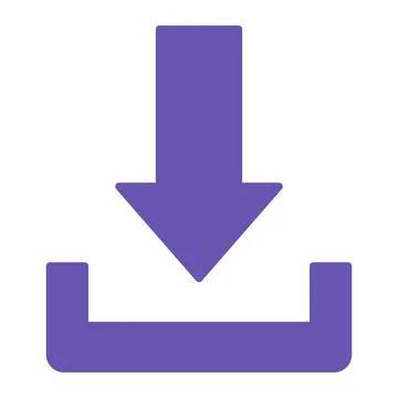 Colored Download Icon. Vector Illustration. Copying a File or Data from a R.. Stock Illustration