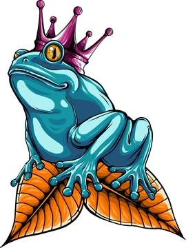 Colored draw of frog vector illustration design Stock Illustration