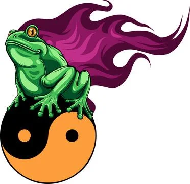 Colored draw of frog vector illustration design Stock Illustration