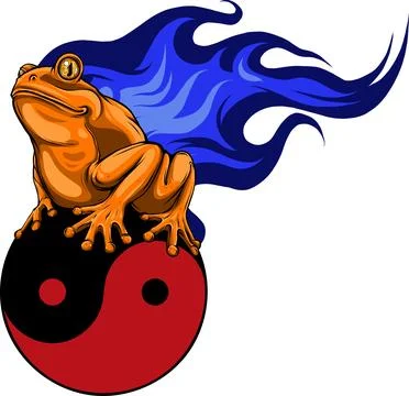 Colored draw of frog vector illustration design Stock Illustration