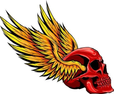 Colored draw of human skull vector illustration design Illustrazione stock