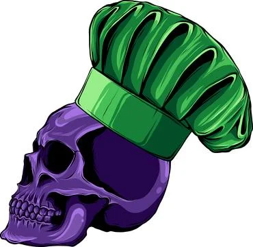 Colored draw of human skull vector illustration design Illustrazione stock