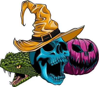 Colored draw of human skull vector illustration design Illustrazione stock