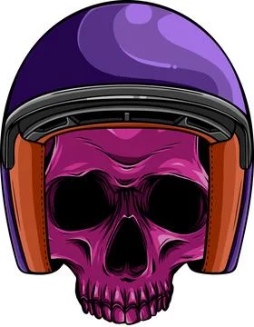 Colored draw of human skull vector illustration design Illustrazione stock