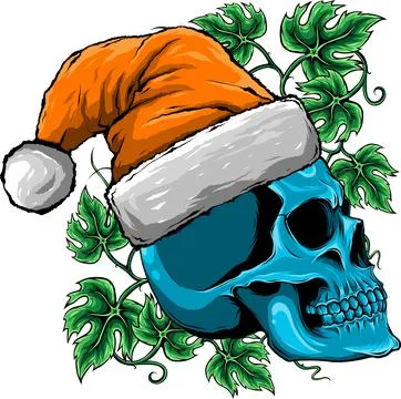 Colored draw of human skull vector illustration design Illustrazione stock