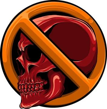 Colored draw of human skull vector illustration design Illustrazione stock