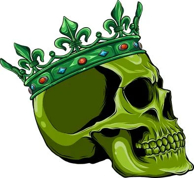 Colored draw of human skull vector illustration design Stockillustratie
