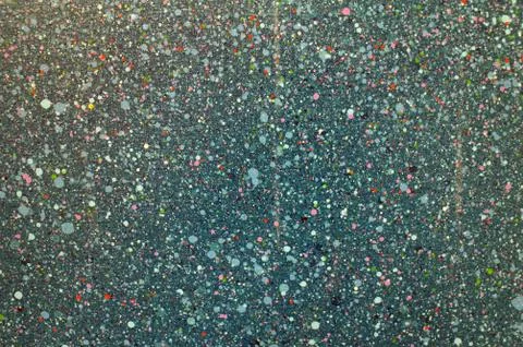 Colored drops of colored walls Stock Photos