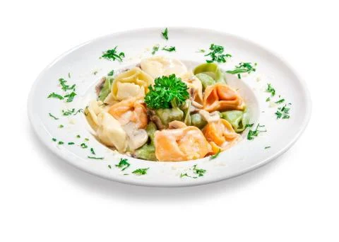 Colored dumplings Foto stock