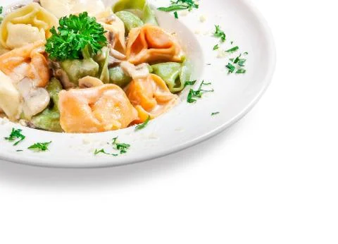 Colored dumplings Stock Photos