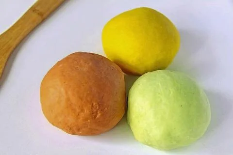 Colored dumplings5 Foto stock