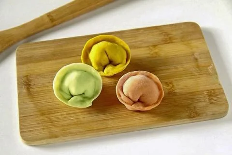 Colored dumplings9 Stock Photos