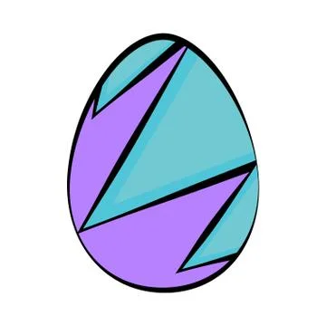 Colored easter egg Stock Illustration