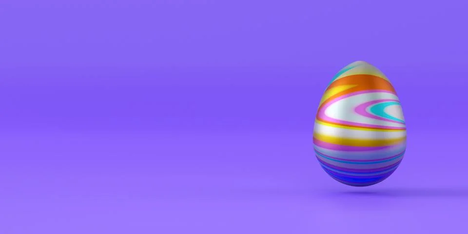 Colored easter egg Stock Illustration