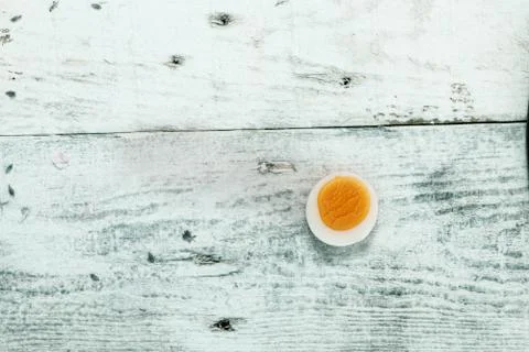 Colored easter egg on wood background Stock Photos