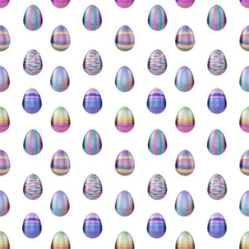 Colored easter eggs Stock Illustration