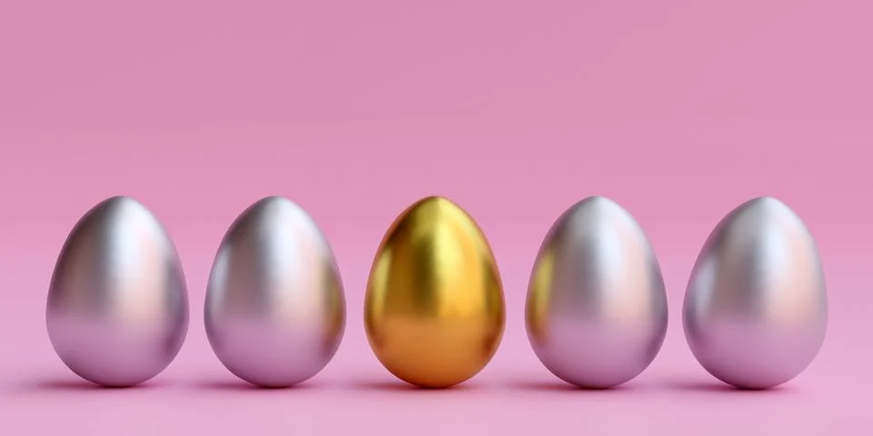 Colored easter eggs Stock Illustration