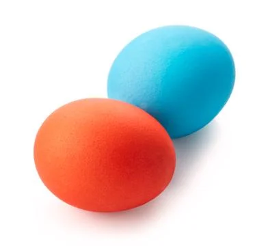 Colored easter eggs Stock Photos