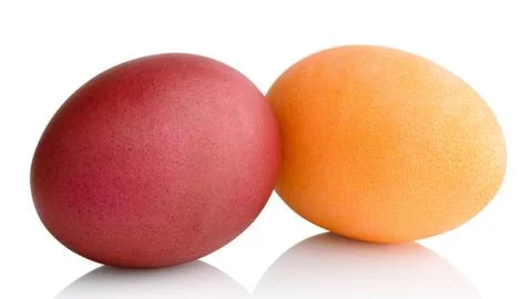 Colored eggs Stock Photos