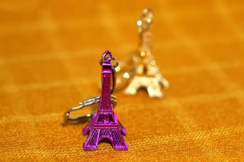 Colored Eiffel Tower Stock Photos