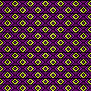 Colored ethnic seamless pattern, mardi gras style Stock Illustration