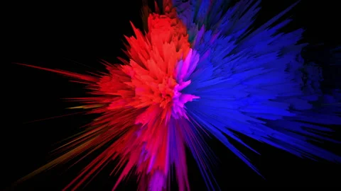 Colored explosion Stock Footage 146138702