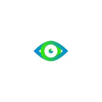 Colored eye Stock Illustration