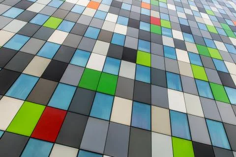 Colored facade Stock Photos