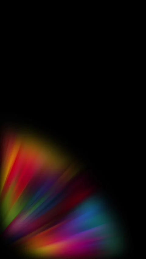 Colored Fan Rotating Stock Footage 342417244