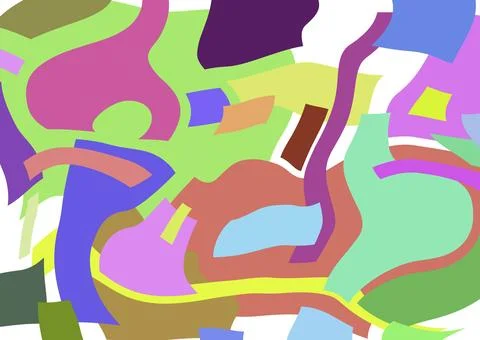 Colored figures background Stock Photos