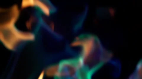 Colored fire burning in slowmotion Stock Footage 67607822