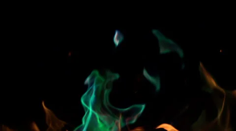 Colored fire Stock Footage 67607763