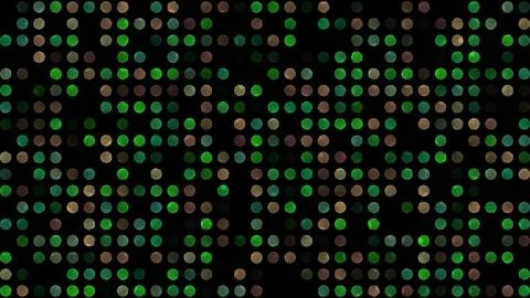 Colored flashing rotating 3d Diamonds on black bg. Abstract festive backgro.. Stock Illustration