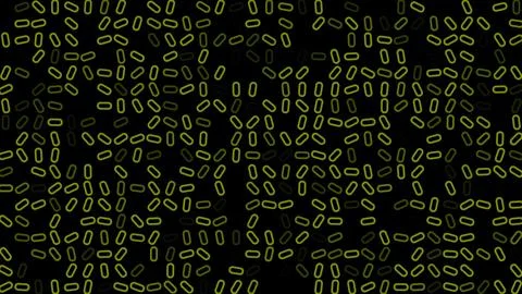 Colored flashing rotating Zeros on black bg. Abstract festive background for  Stock Illustration