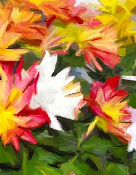 Colored floral background Stock Photos