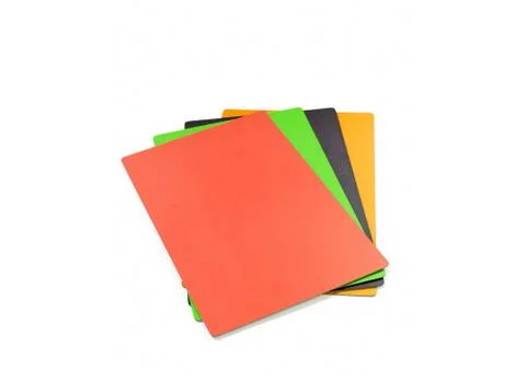 Colored folders Stock Photos