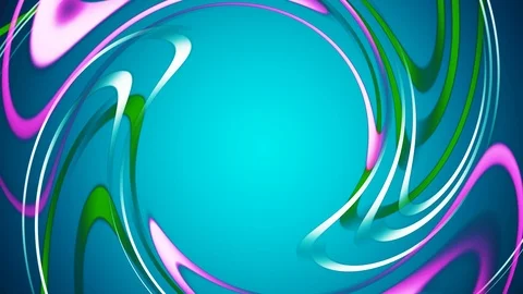 Colored footage with blinking growing lines on the turquoise background Stock Footage 118597756