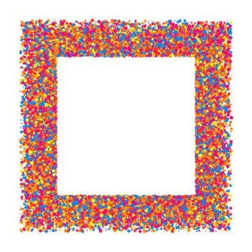 Colored frame. Stock Illustration