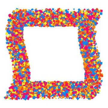 Colored frame. Stock Illustration